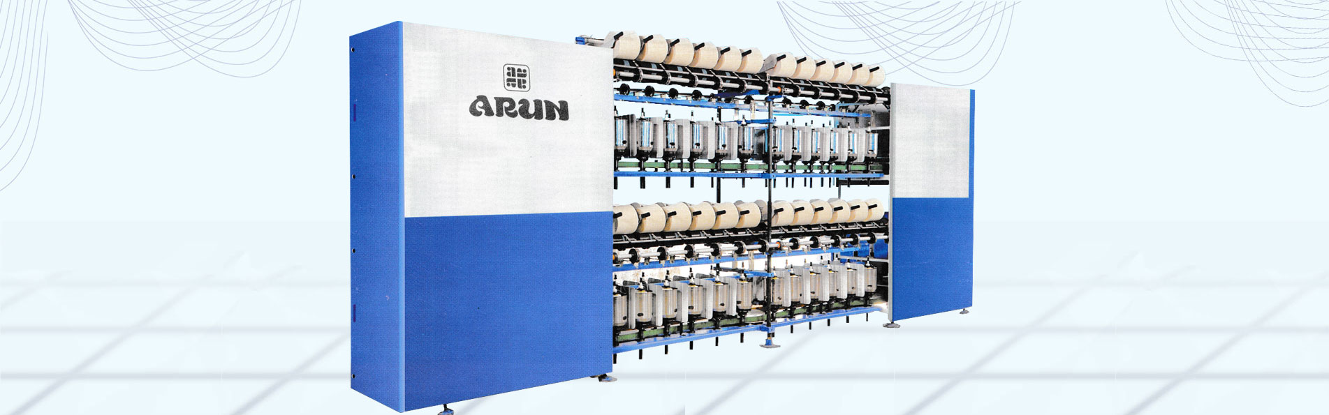 Double Deck Cotton/Spun TFO Machine by Arun Textile Engineers